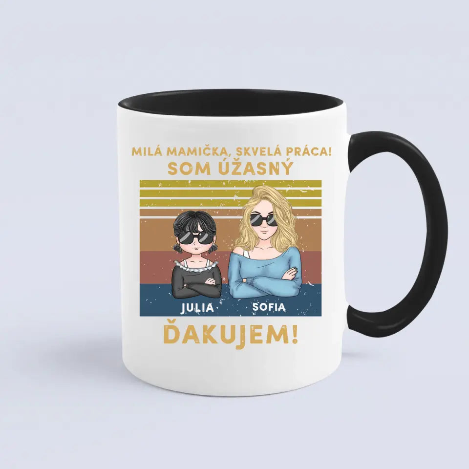 Milá mamička, skvelá práca! Sme úžasní! Ďakujeme!