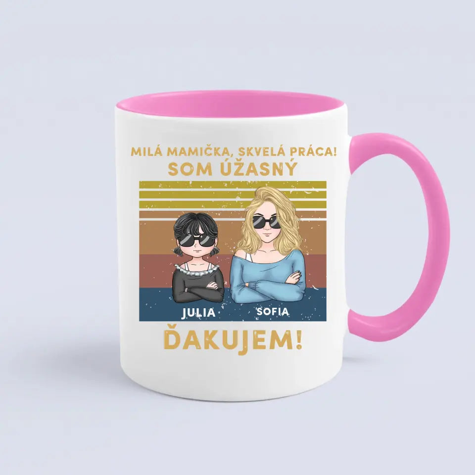 Milá mamička, skvelá práca! Sme úžasní! Ďakujeme!