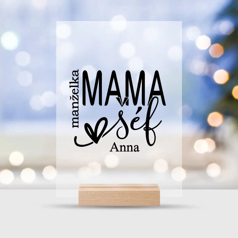 Mama, šéf, manželka