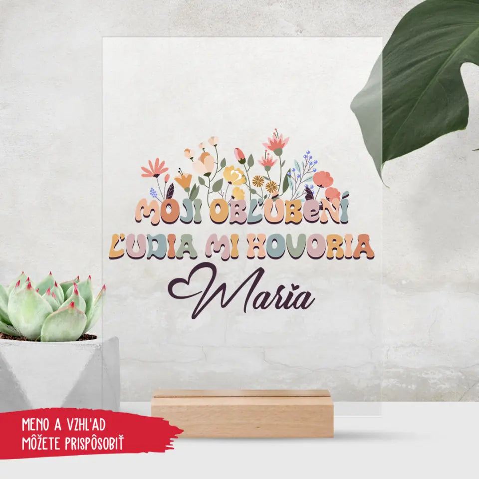 Spomienka - Moji obľúbení ľudia mi hovoria