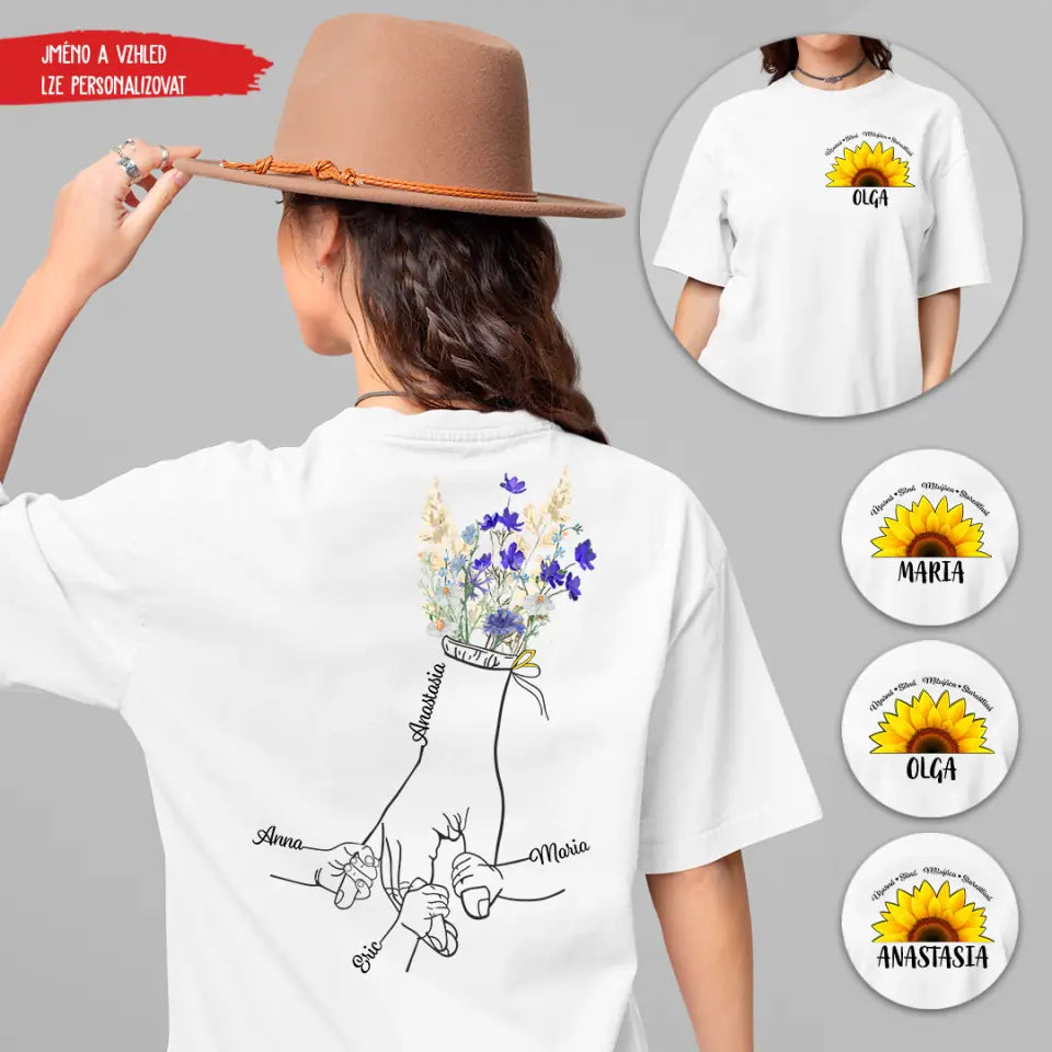 Tričko 2 strany Darceky Ku Dnu Matiek Úžasná Silná Milujúca Starostlivá