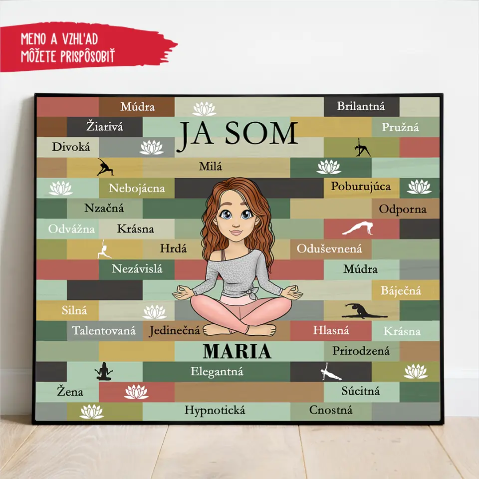 Fotografia na plátne Darceky Pre Priatelku Ja Som...