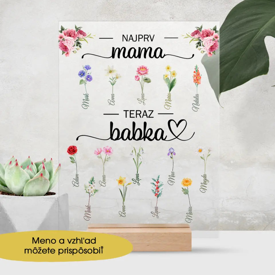 Najprv mama teraz babka