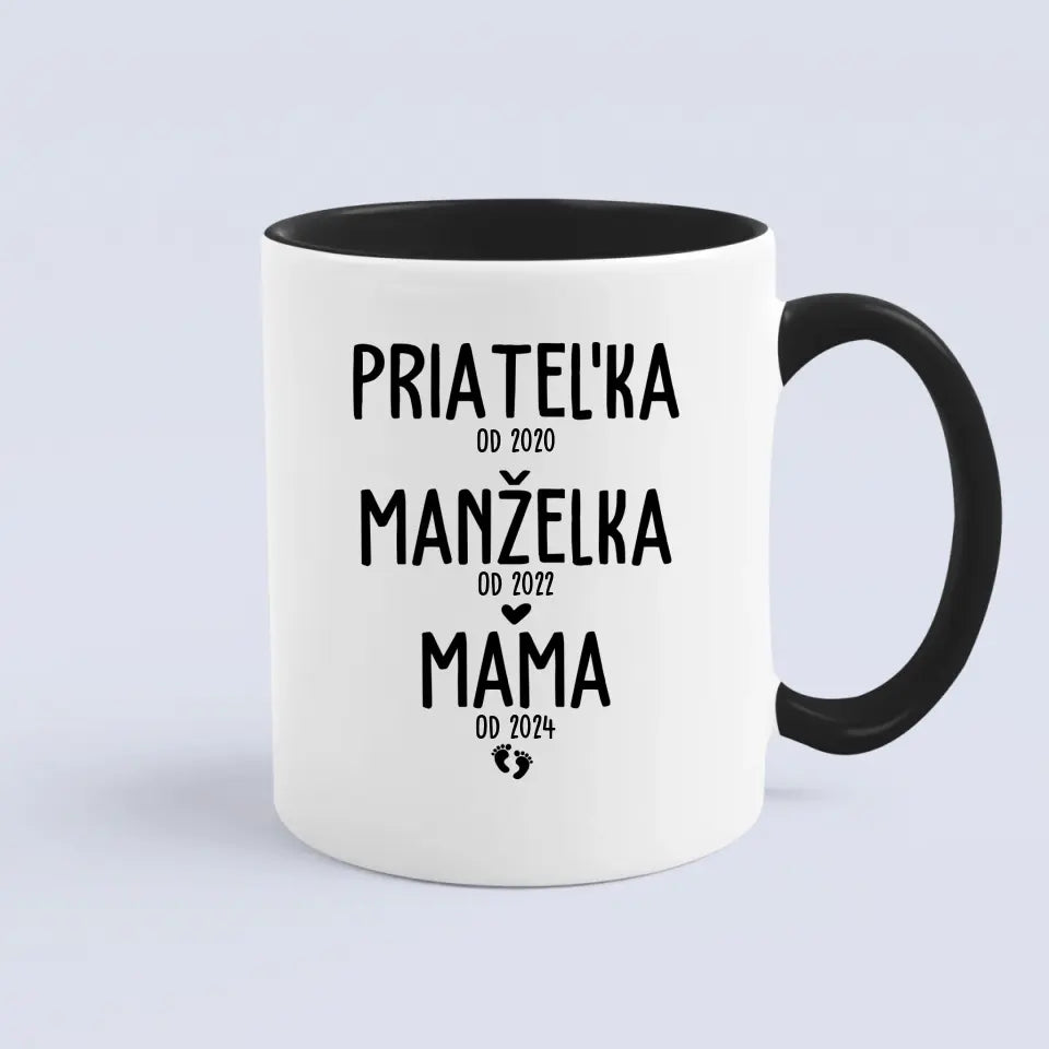 Priateľka od 2020, manželka od 2022, mama od 2024