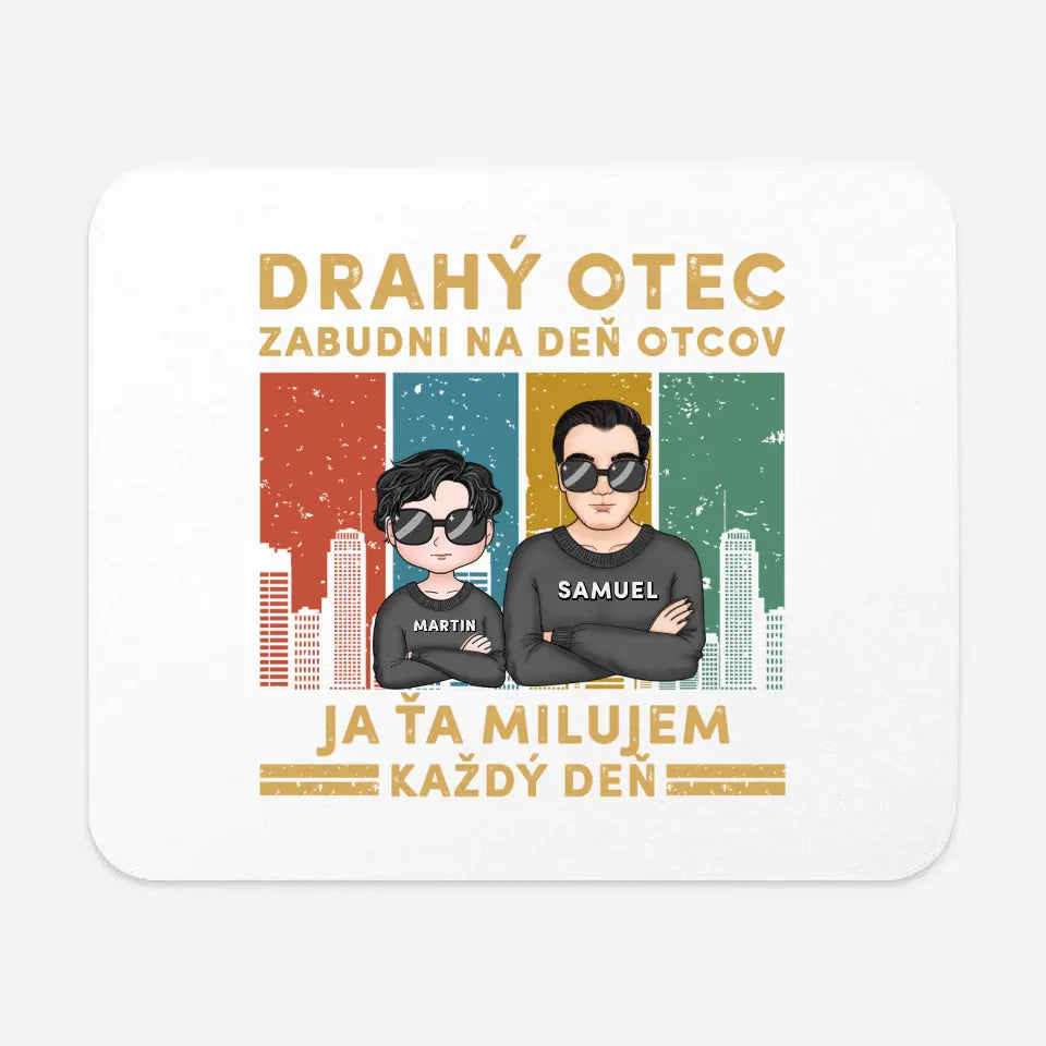 Akrylové sklo - Milujem ťa každý deň