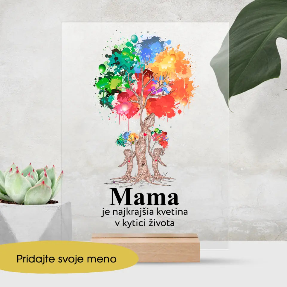 Mama je najkrajšia kvetina v kytici života
