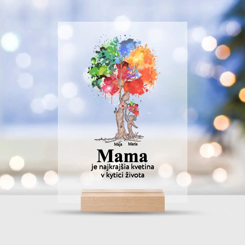 Mama je najkrajšia kvetina v kytici života