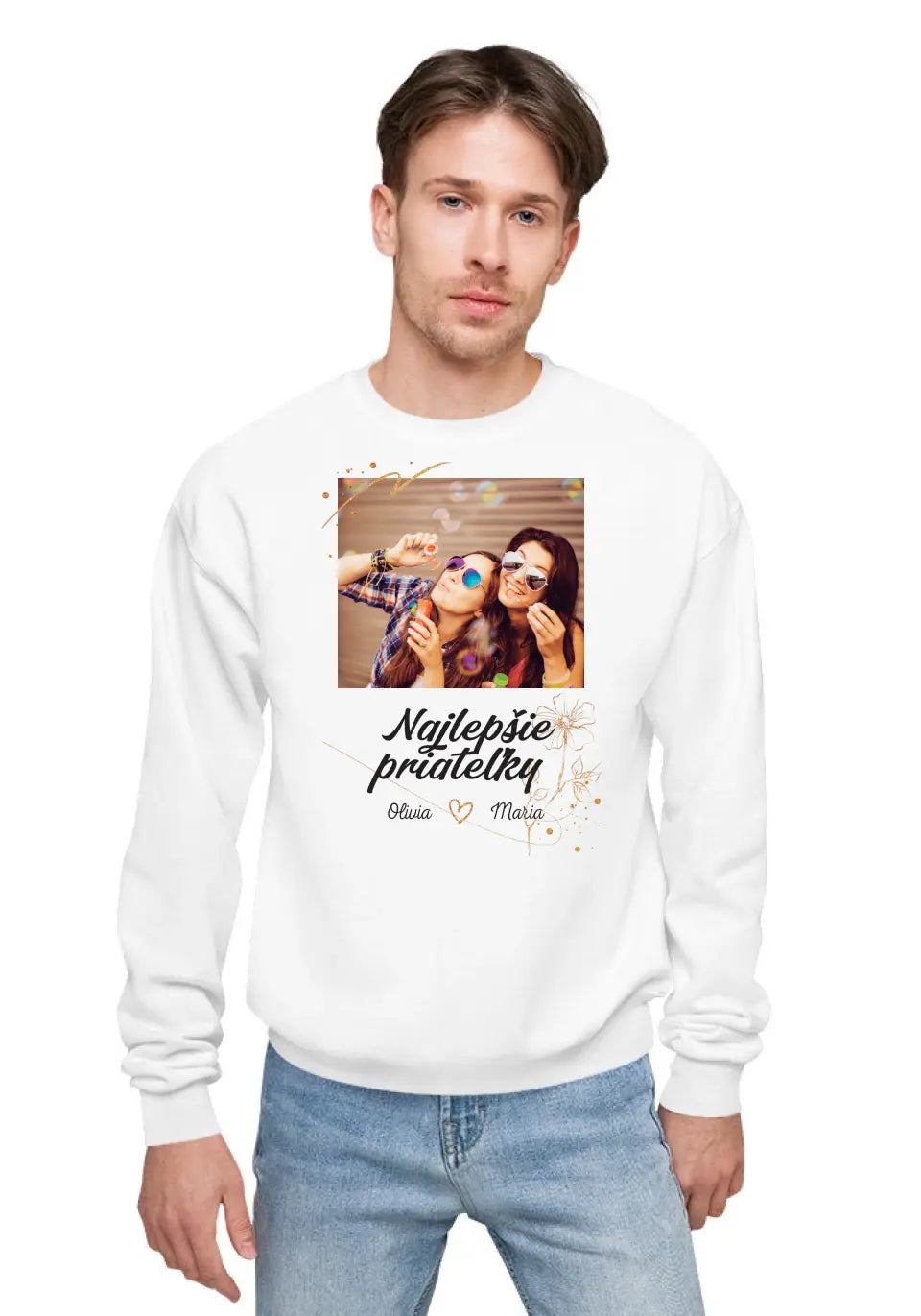Najlepšie priateľky - Tričko so svojou fotografiou