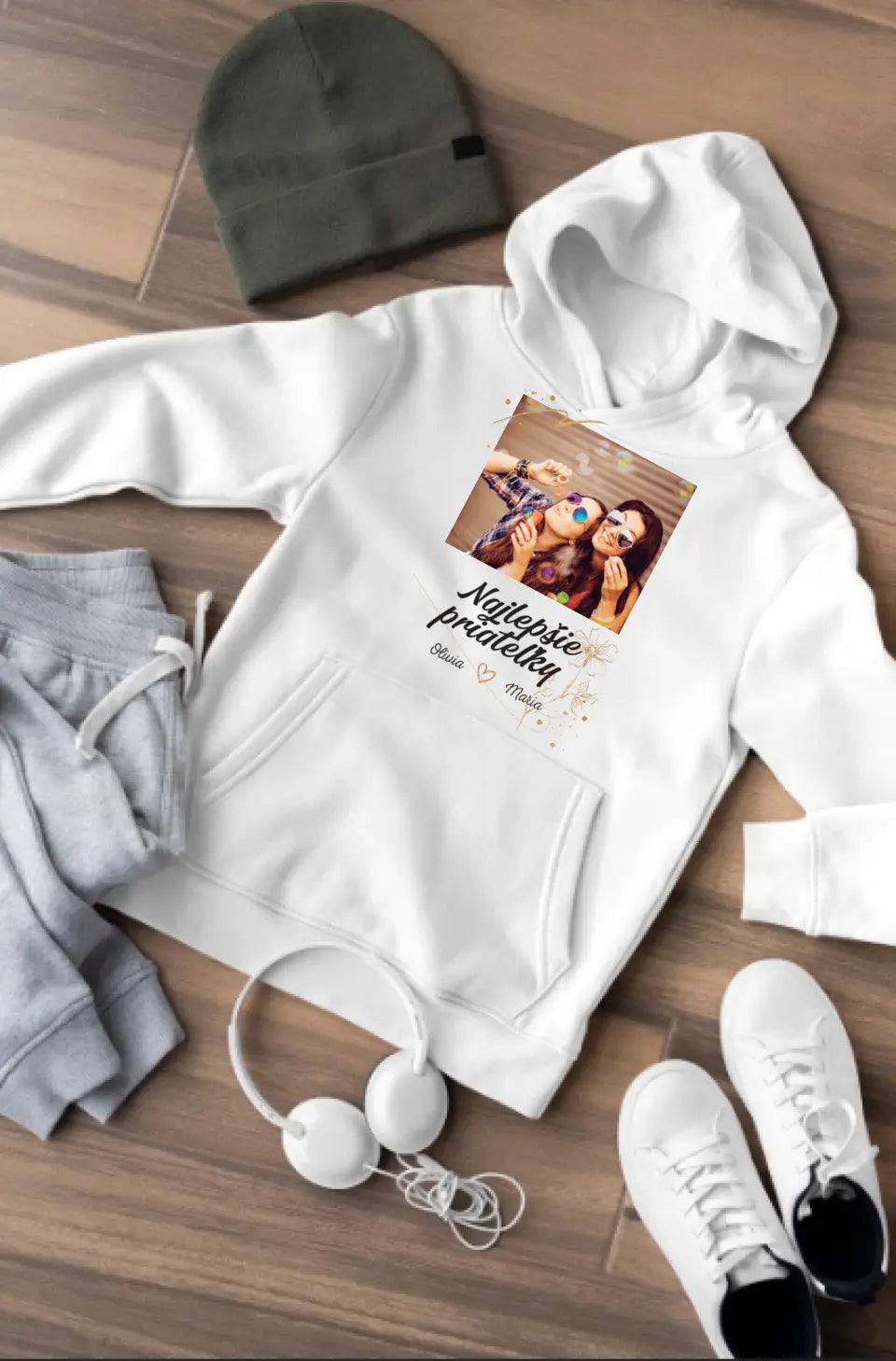 Najlepšie priateľky - Tričko so svojou fotografiou