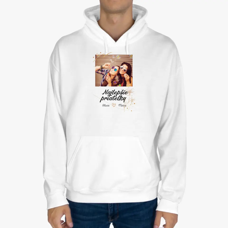 Najlepšie priateľky - Tričko so svojou fotografiou