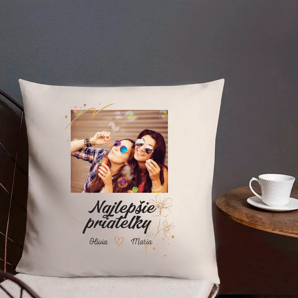 Najlepšie priateľky - Tričko so svojou fotografiou