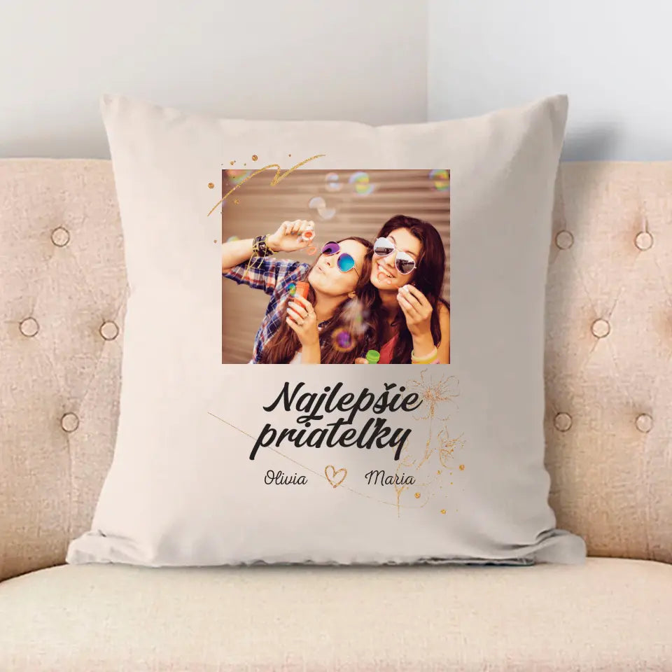 Najlepšie priateľky - Tričko so svojou fotografiou