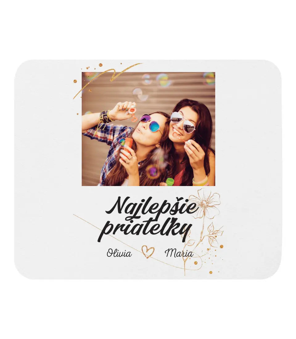 Najlepšie priateľky - Tričko so svojou fotografiou