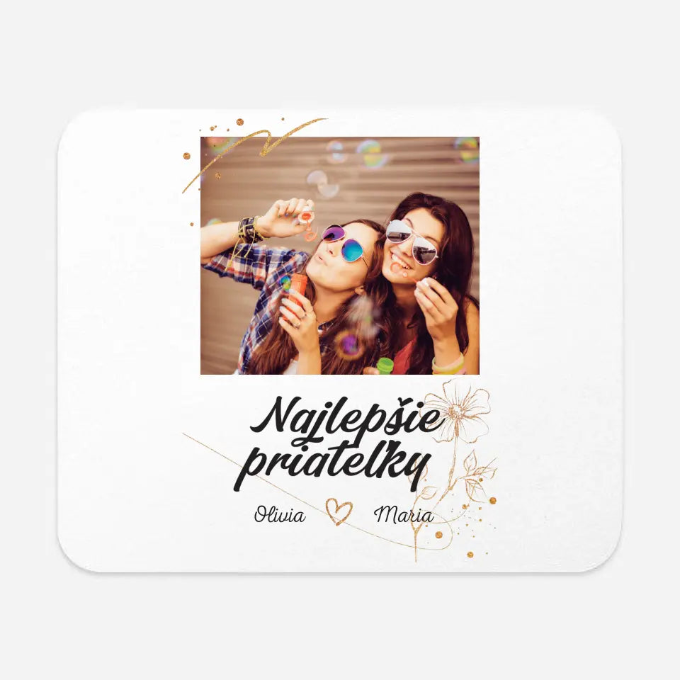 Najlepšie priateľky - Tričko so svojou fotografiou