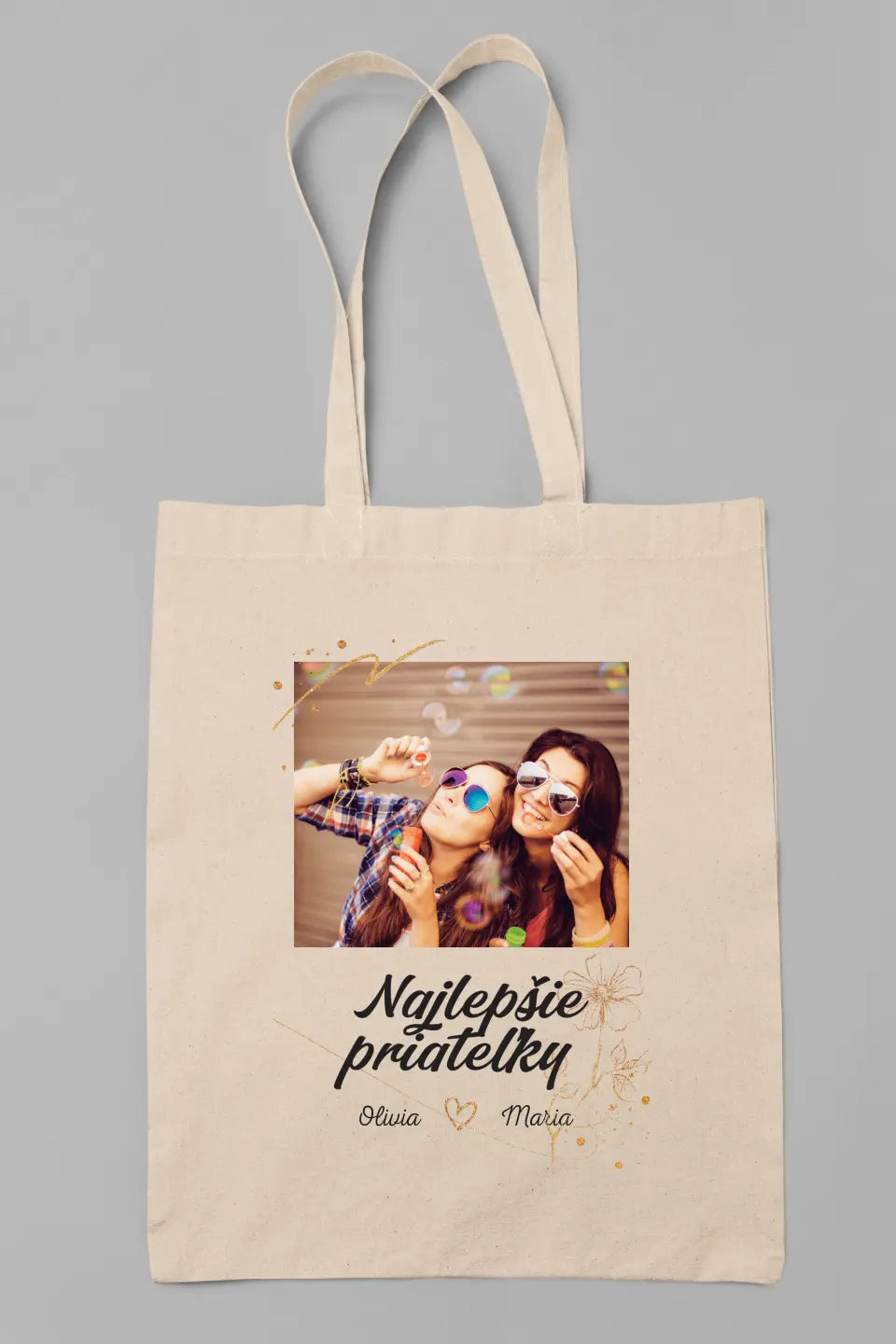 Najlepšie priateľky - Tričko so svojou fotografiou