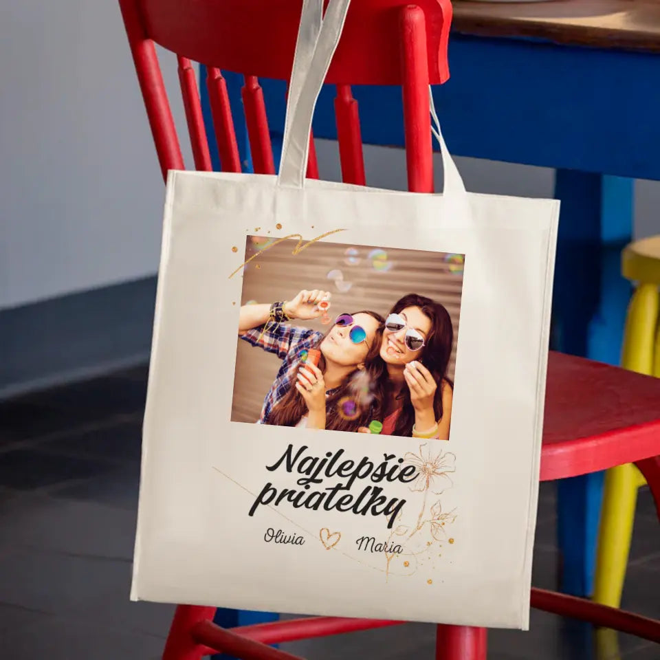 Najlepšie priateľky - Tričko so svojou fotografiou