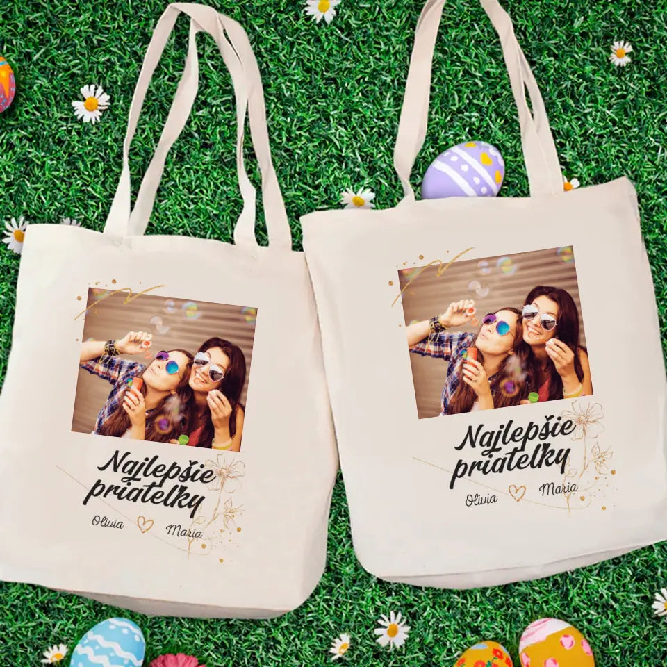 Najlepšie priateľky - Tričko so svojou fotografiou