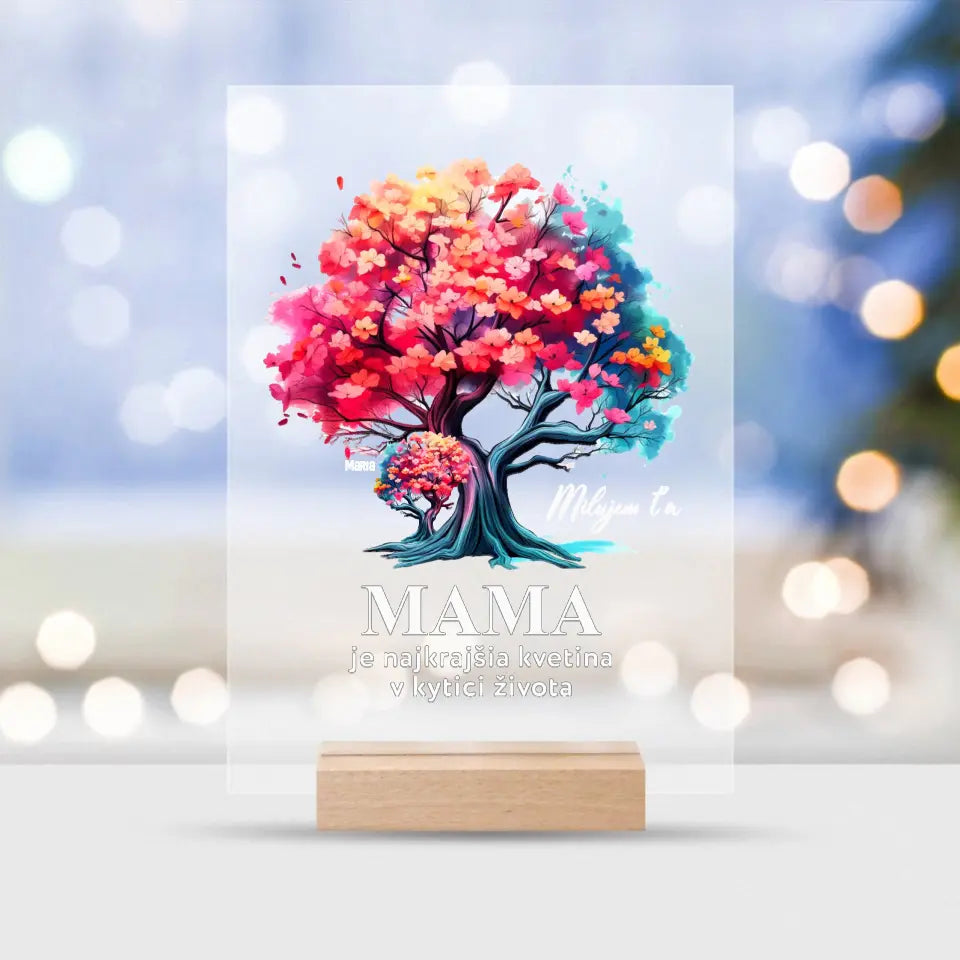 Mama je najkrajšia kvetina v kytici života