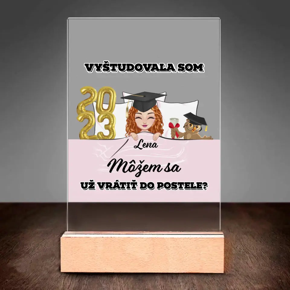 Vyštudoval som. Môžem sa už vrátiť do postele?