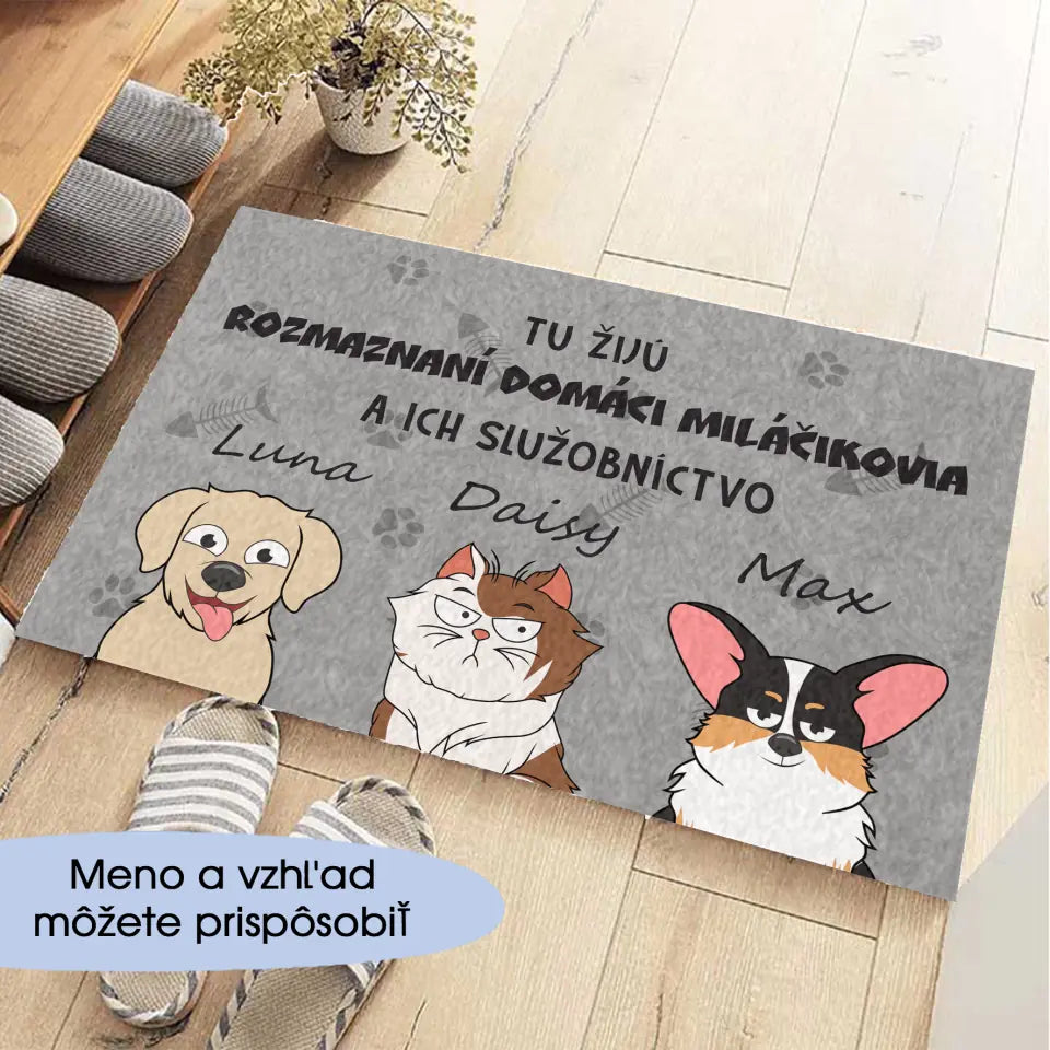 Tu žijú rozmaznaní domáci miláčikovia a ich služobníctvo