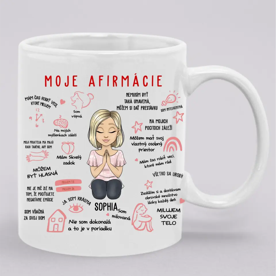 Hrnček Moje Afirmácie