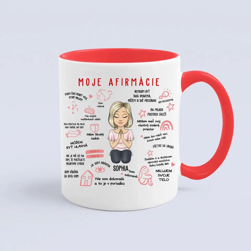 Hrnček Moje Afirmácie