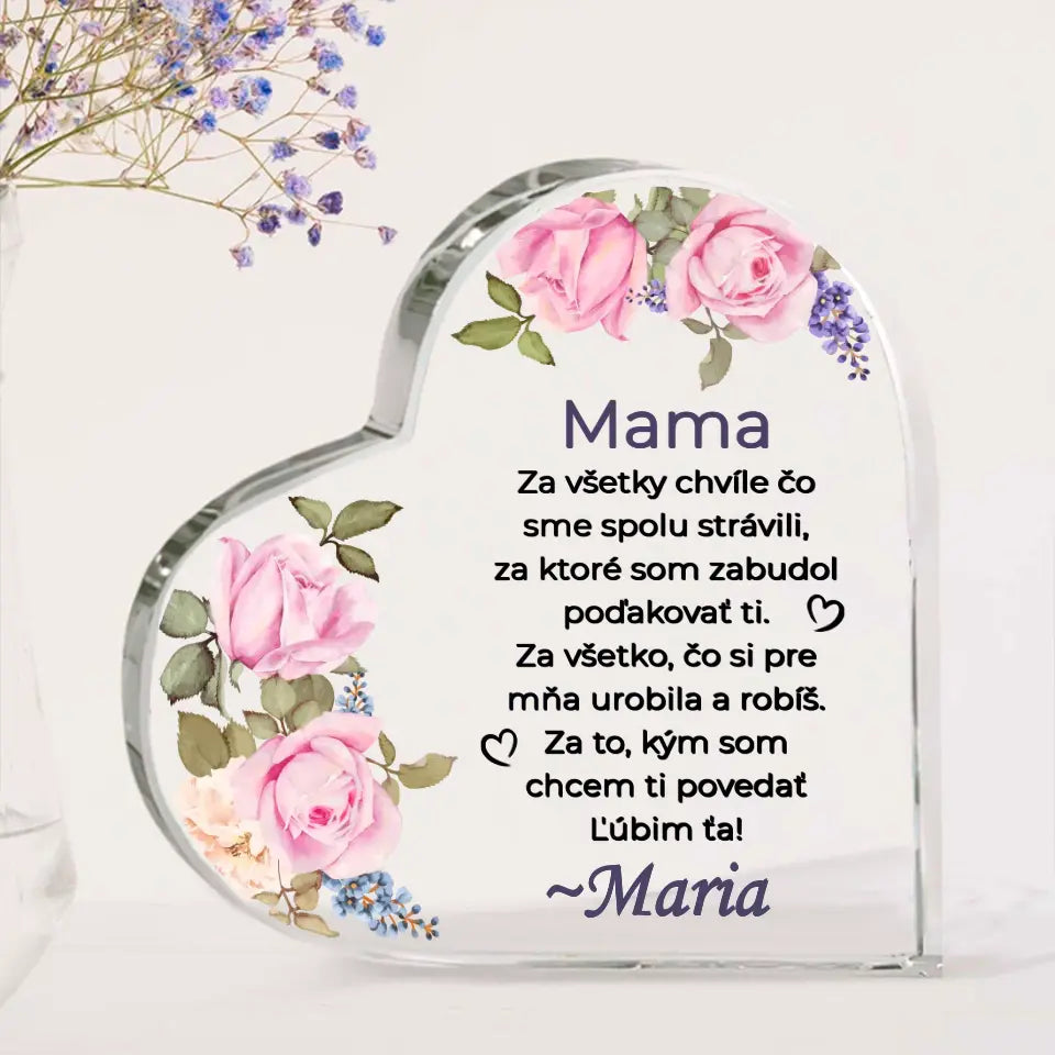 MAMA ZA VŠETKY CHVÍLE ČO SME SPOLU STRÁVILI