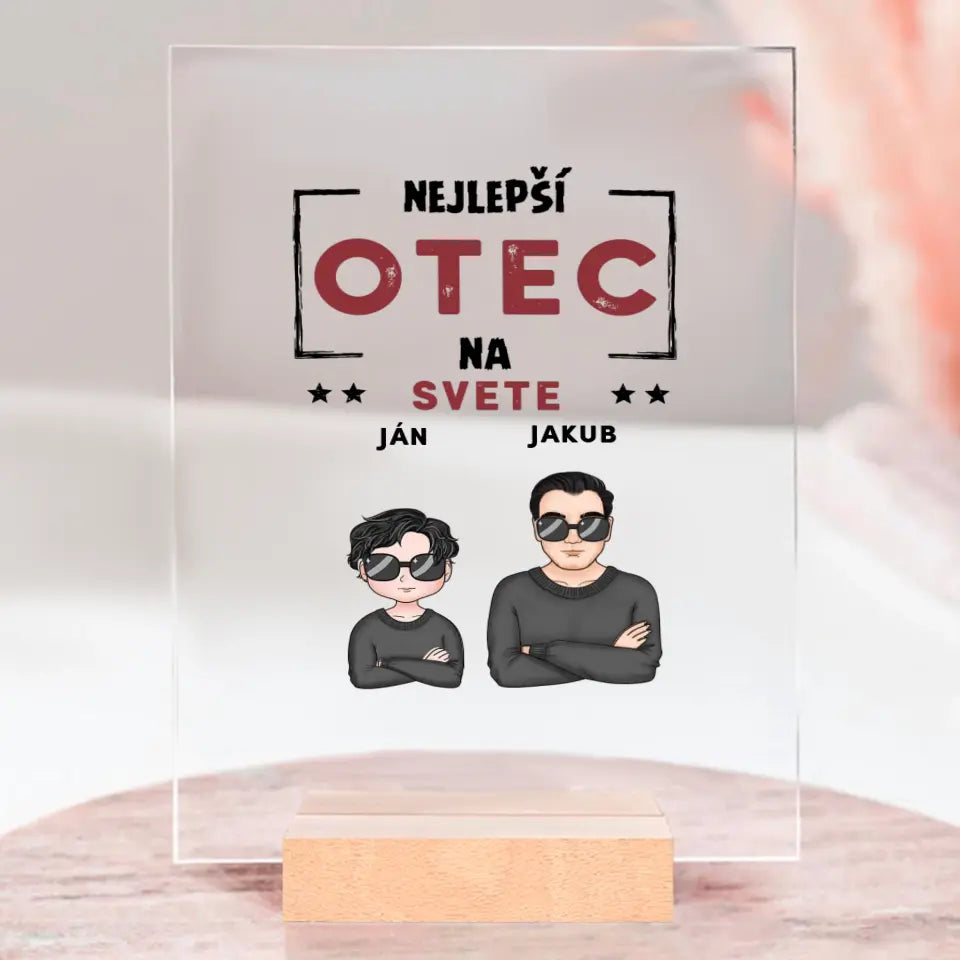 Akrylové sklo - Najlepší otec na svete