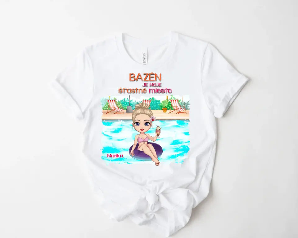 Bazén je moje šťastné miesto