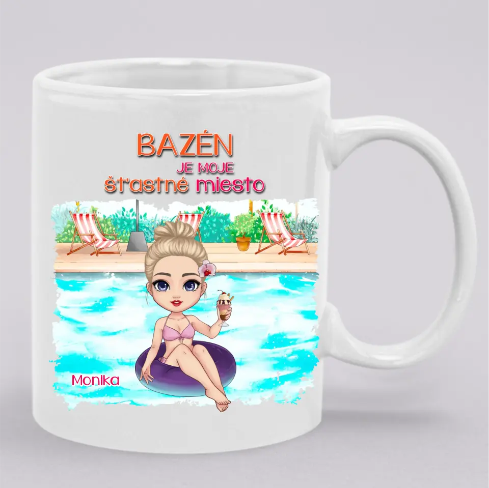 Bazén je moje šťastné miesto