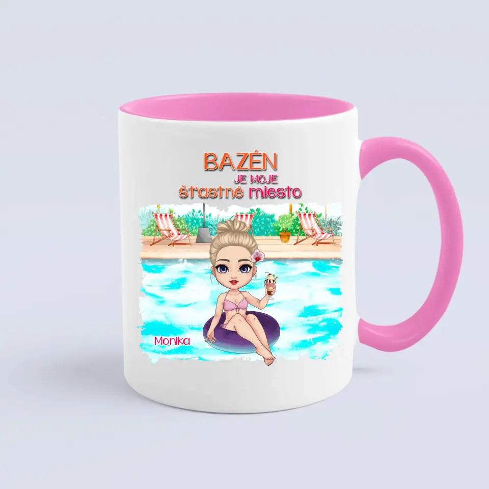 Bazén je moje šťastné miesto