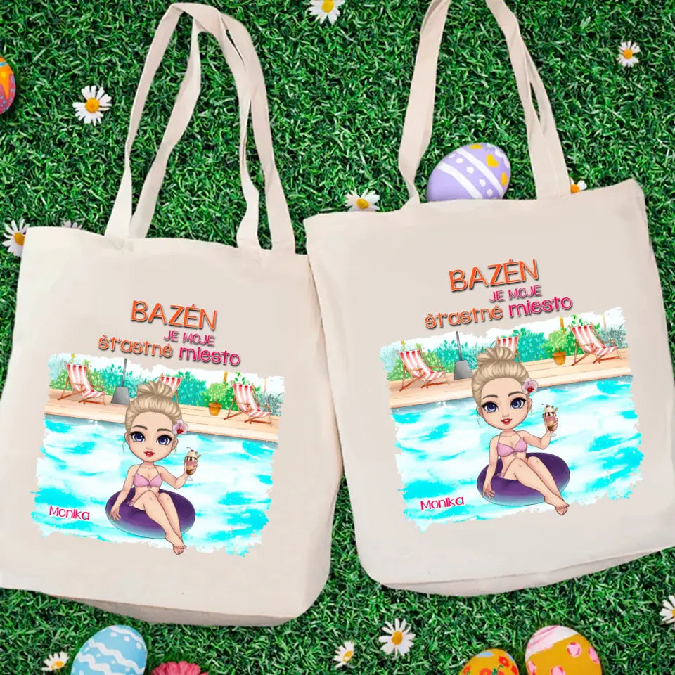 Bazén je moje šťastné miesto