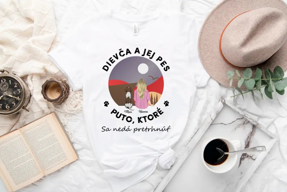 Dievča a jej domáci miláčik