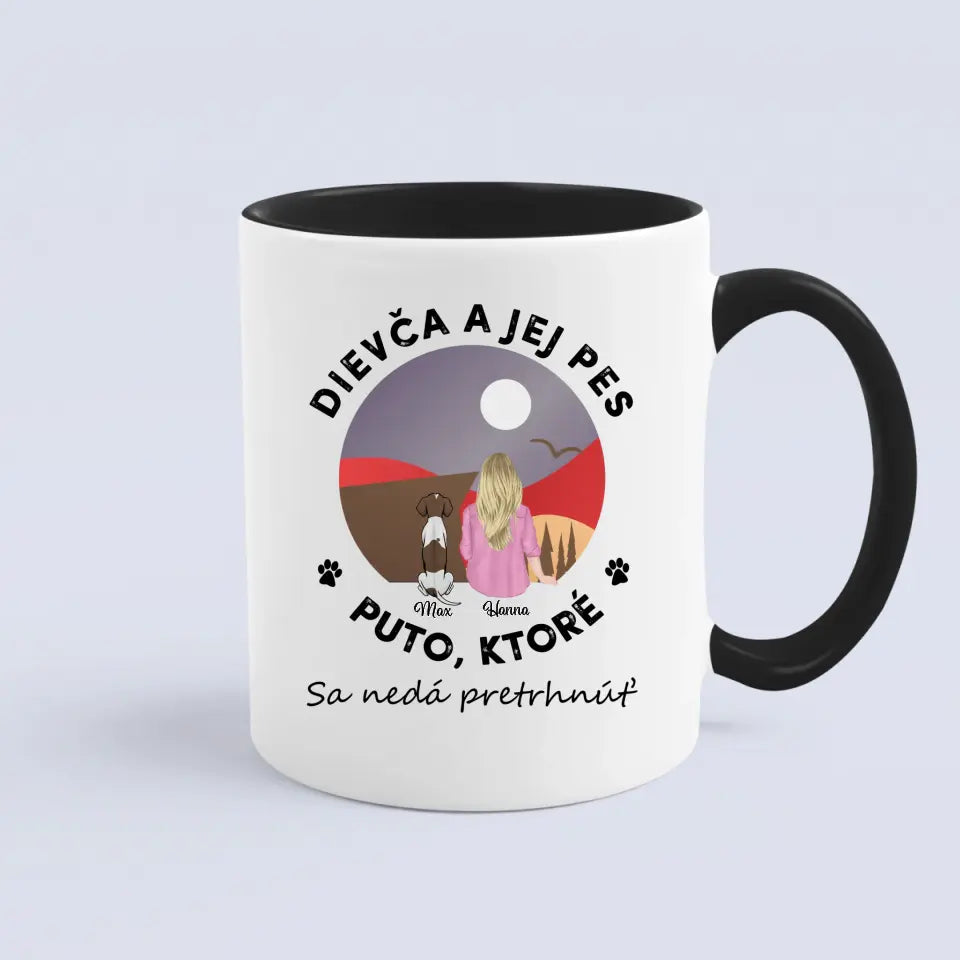 Dievča a jej domáci miláčik