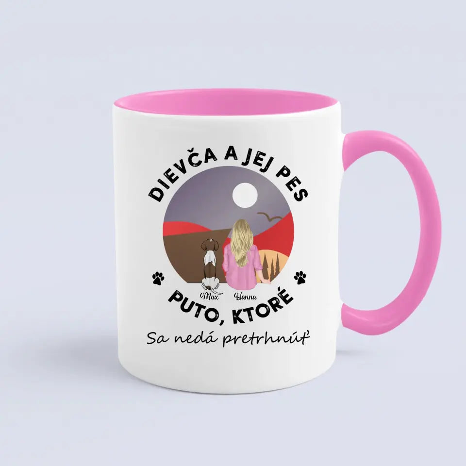 Dievča a jej domáci miláčik