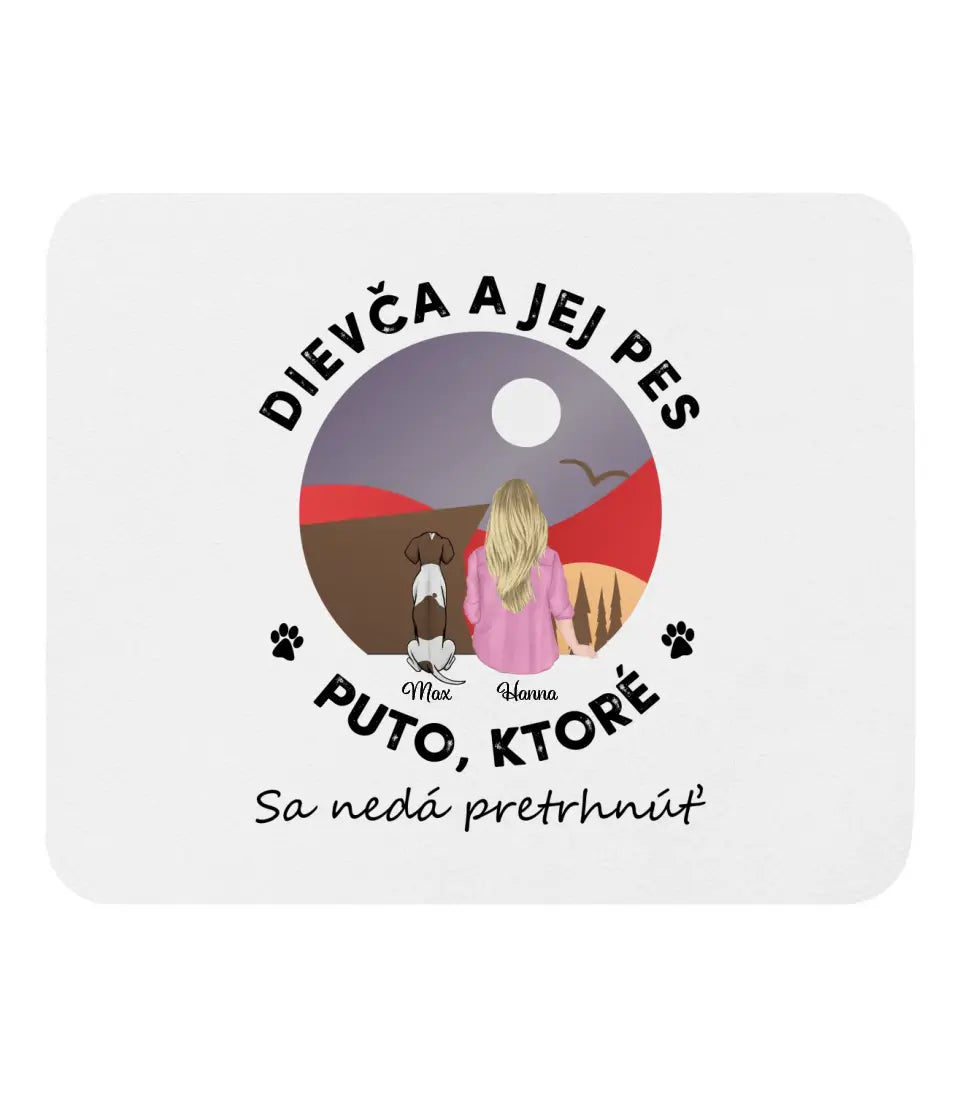 Dievča a jej domáci miláčik