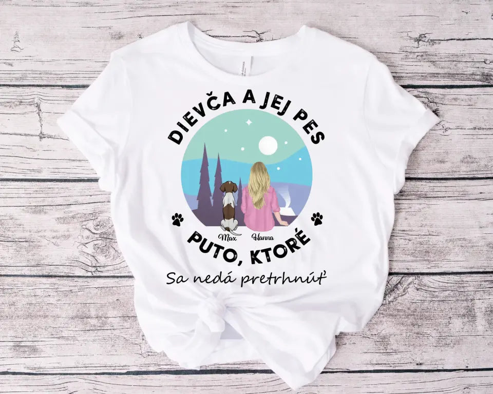 Dievča a jej domáce zvieratá