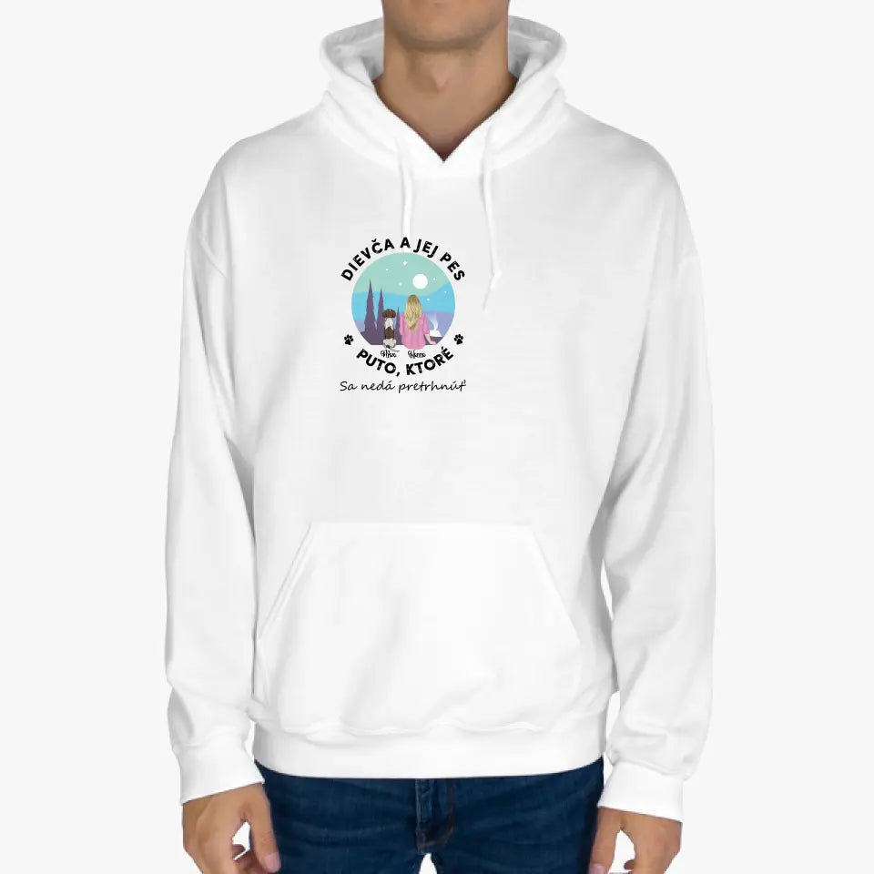 Dievča a jej domáce zvieratá