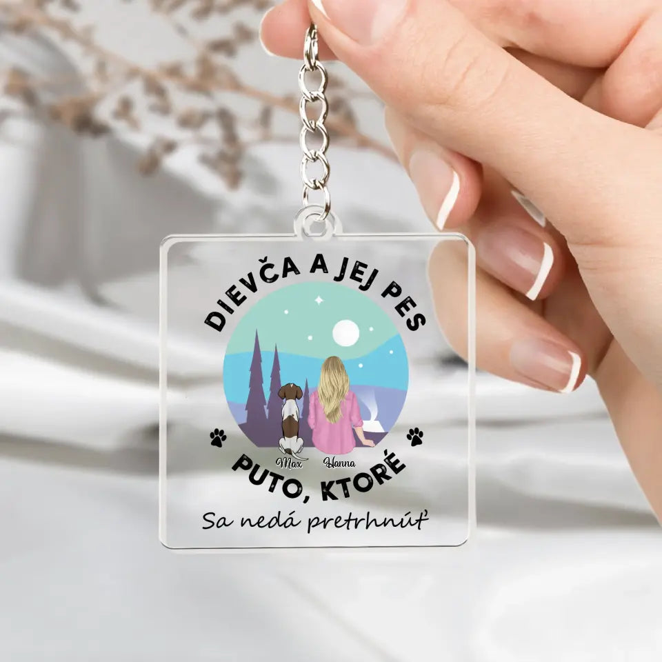 Dievča a jej domáce zvieratá