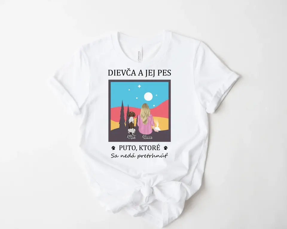 Dievča a jej pes. PUTO, KTORÉ SA NEDÁ PRETRHNÚŤ