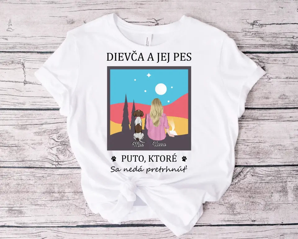 Dievča a jej pes. PUTO, KTORÉ SA NEDÁ PRETRHNÚŤ