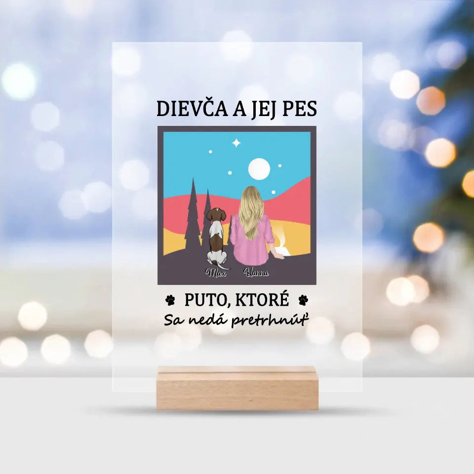 Dievča a jej pes. PUTO, KTORÉ SA NEDÁ PRETRHNÚŤ
