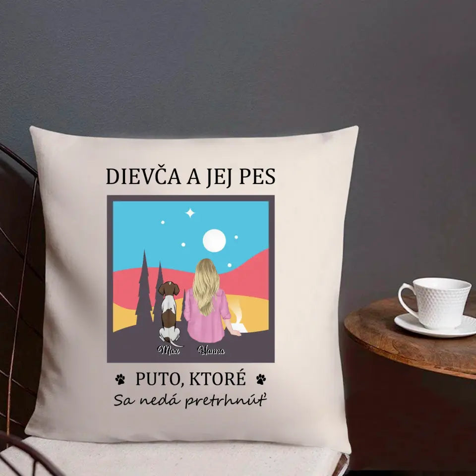 Dievča a jej pes. PUTO, KTORÉ SA NEDÁ PRETRHNÚŤ