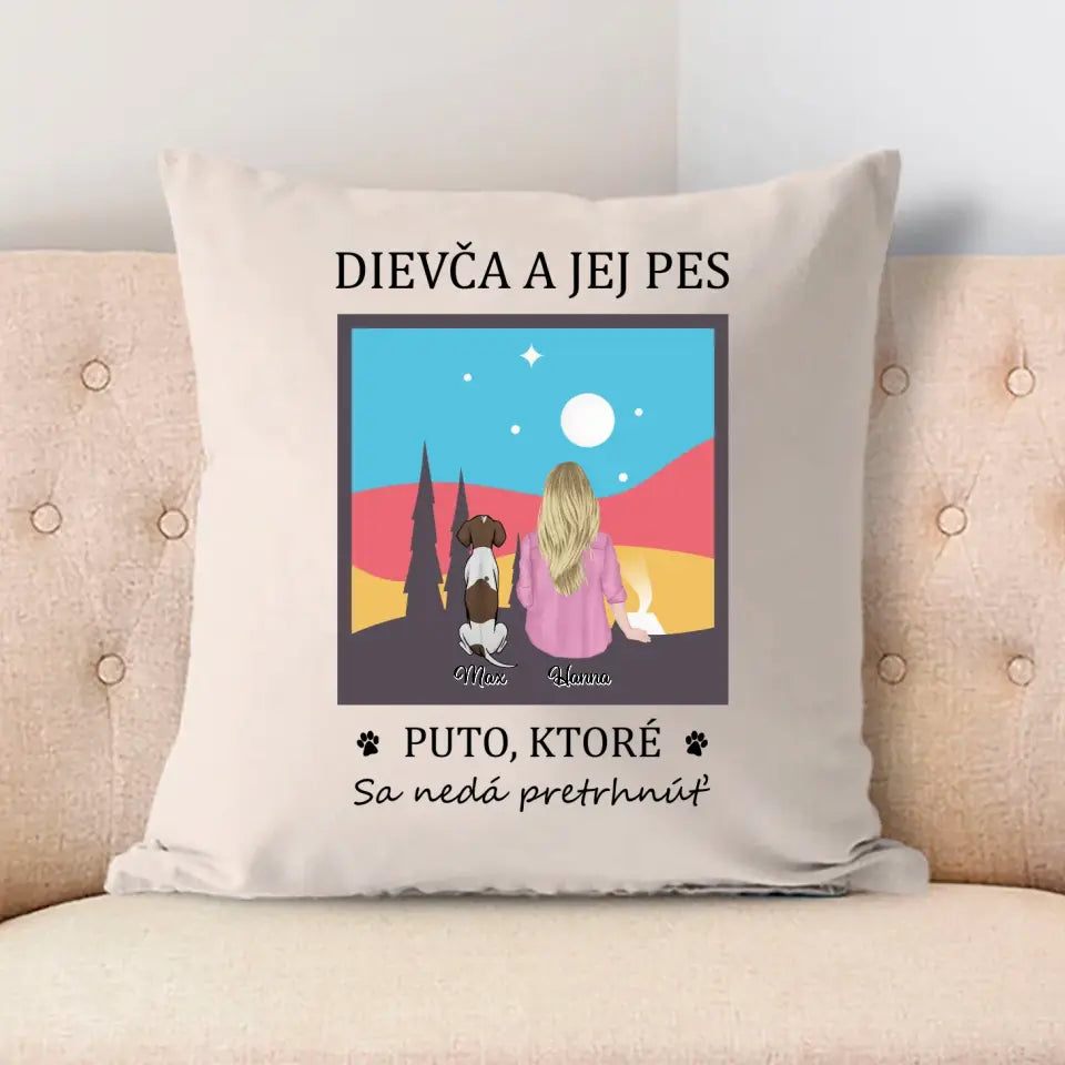 Dievča a jej pes. PUTO, KTORÉ SA NEDÁ PRETRHNÚŤ