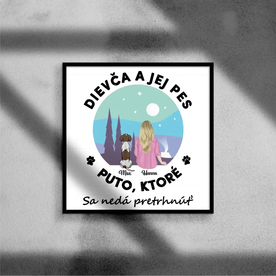 Dievča a jej domáce zvieratá