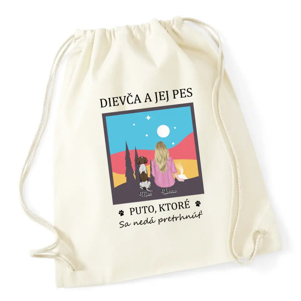 Dievča a jej pes. PUTO, KTORÉ SA NEDÁ PRETRHNÚŤ