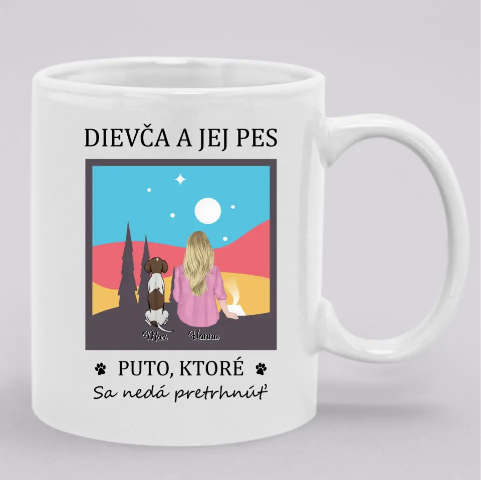 Dievča a jej pes. PUTO, KTORÉ SA NEDÁ PRETRHNÚŤ