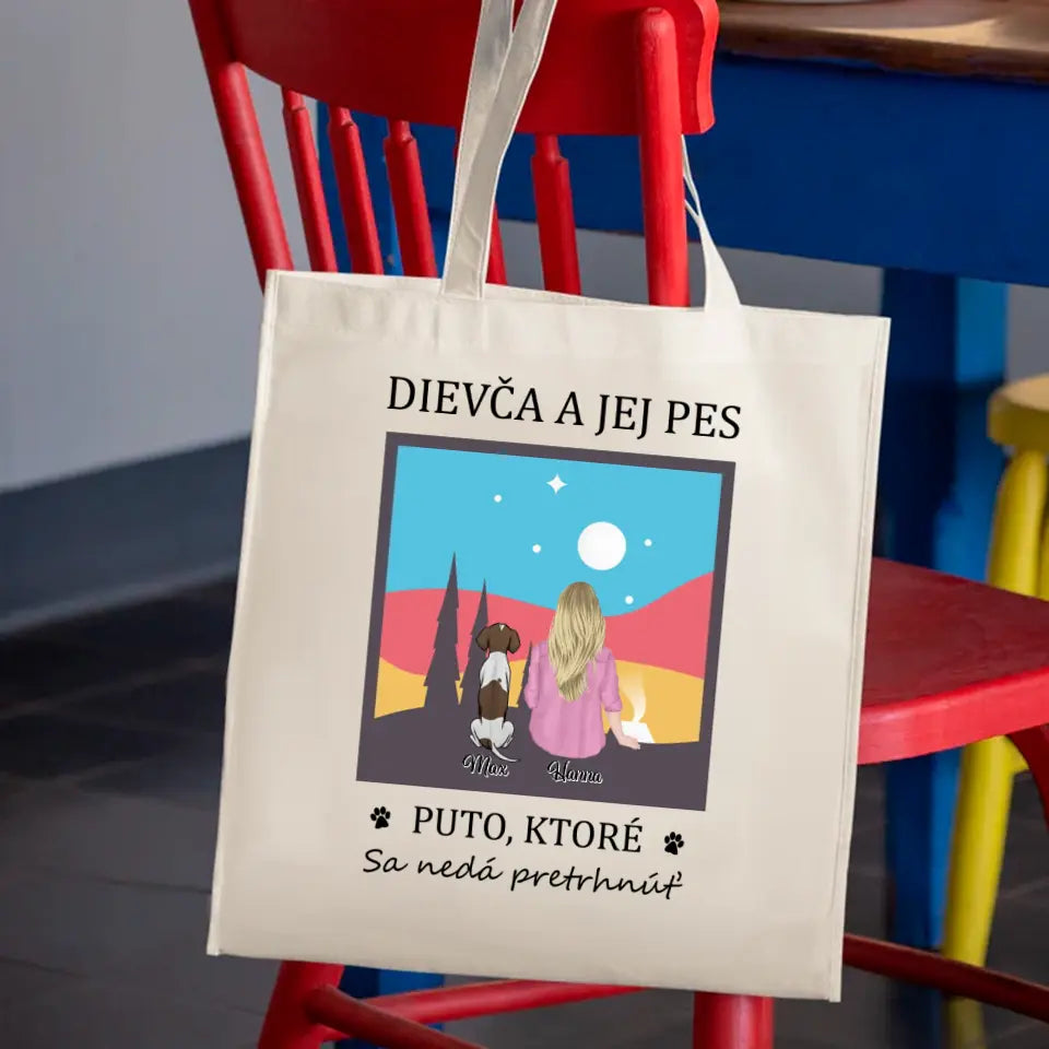 Dievča a jej pes. PUTO, KTORÉ SA NEDÁ PRETRHNÚŤ