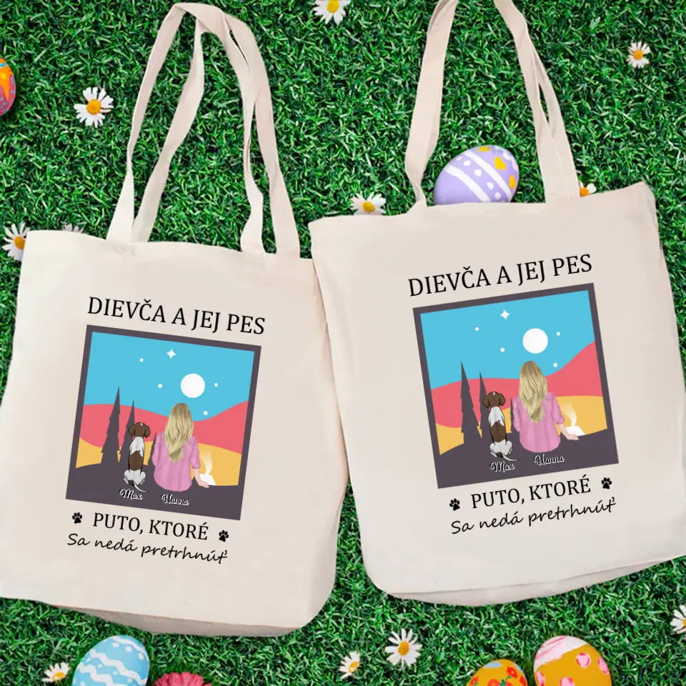 Dievča a jej pes. PUTO, KTORÉ SA NEDÁ PRETRHNÚŤ