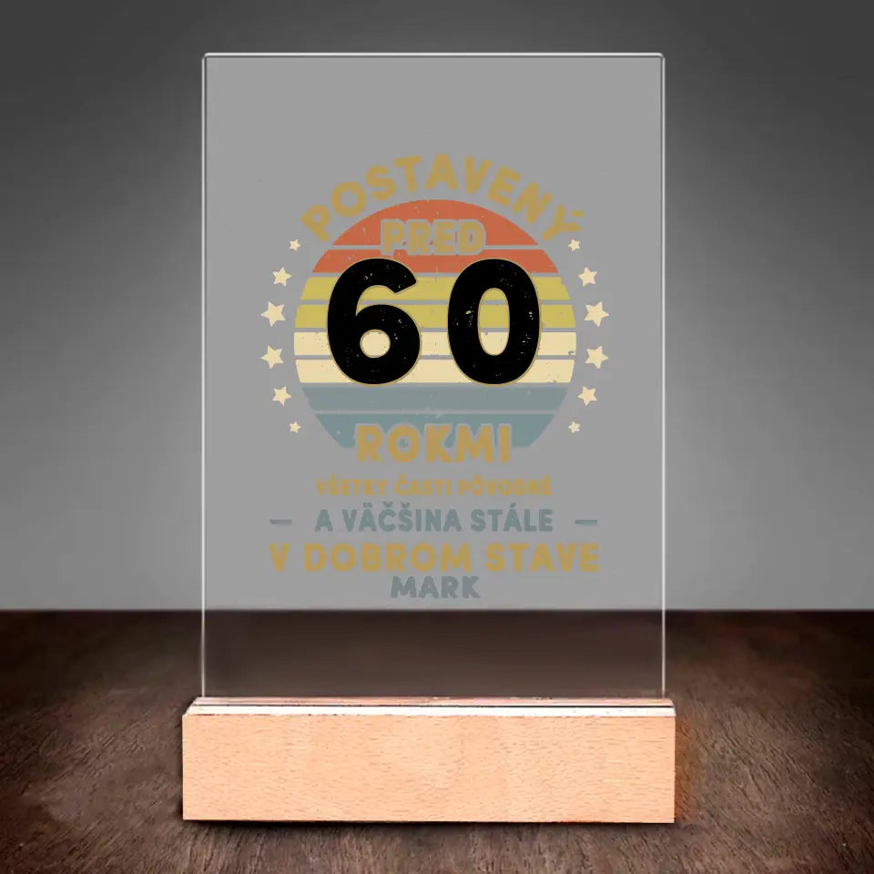 Postavený pred 60 rokmi všetky časti pôvodné a väčšina stále v dobrom stave